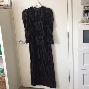 Davidbrown velvet gown